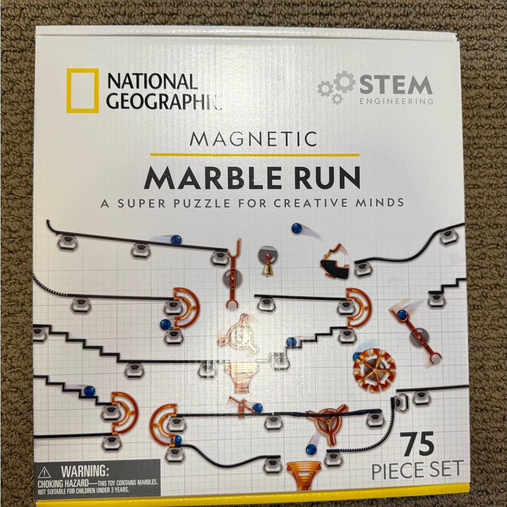 National Geographic Magnetic Marble Run -STEM engineering